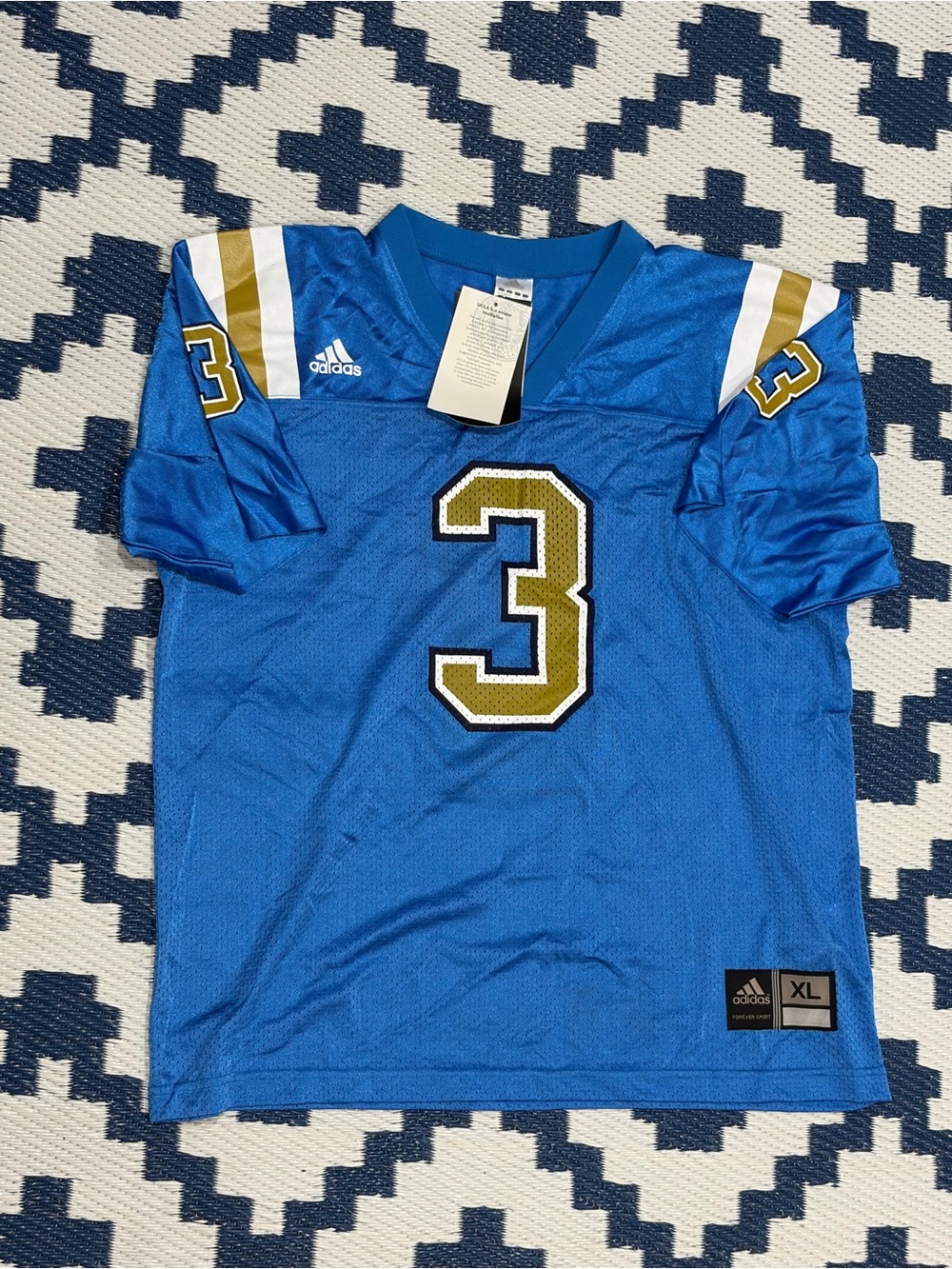 Vintage Adidas UCLA Bruins Football Jersey #3 New
